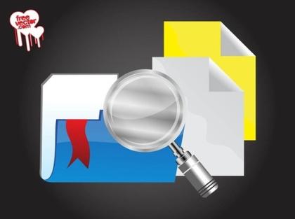 Files and Folder Free Vector