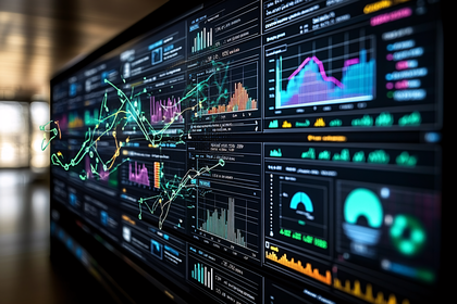 Financial Data Analysis On Multiple Screens