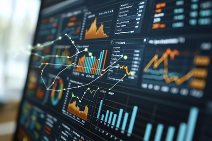 Financial Data Analysis on Screen