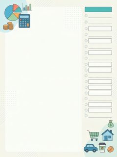 financial checklist template