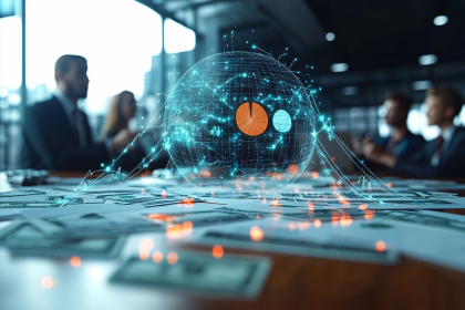 Financial Technology Globe Over Money