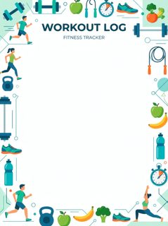 workout log frame