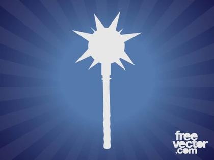 Flail Weapon Free Vector