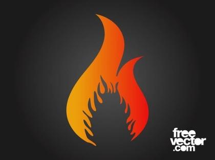 Flame Icon Free Vector