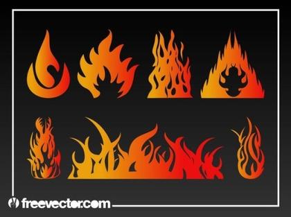 Flames Free Vector