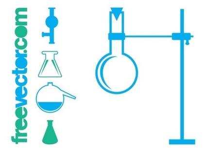 Flasks Set Free Vector
