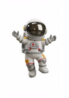 cartoon astronaut character