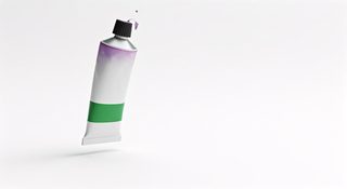floating paint tube