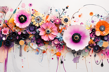 Floral Abstract Explosion