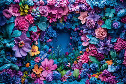 Floral Abundance in Jewel Tones