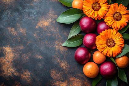 Floral and Fruit Composition
