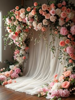 Floral Arch Backdrop