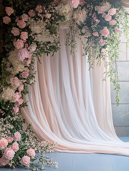 Floral Archway Backdrop
