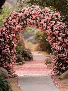 Floral Archway Path