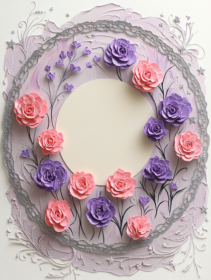 Floral Art Frame