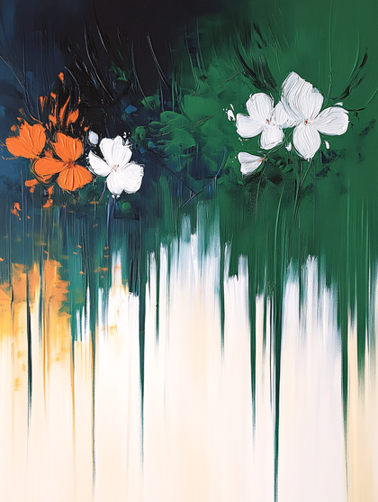 Floral Bloom Abstract