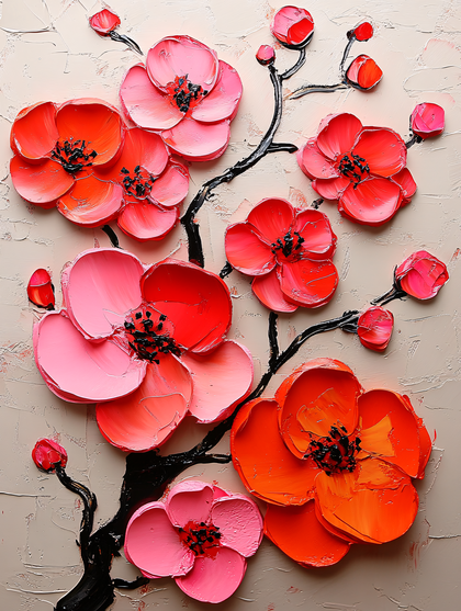 Floral Blossom Painting