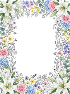 Floral border