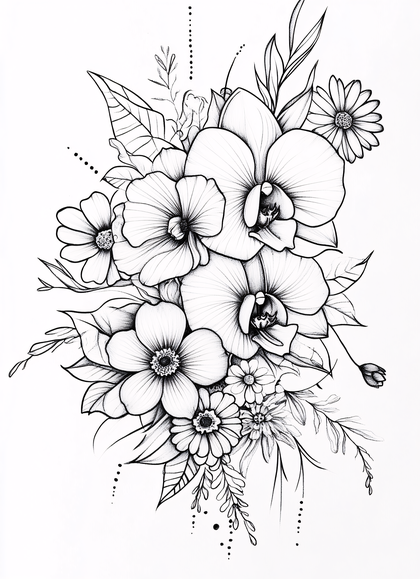 Floral Bouquet Illustration