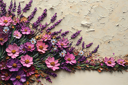 Floral Bouquet Palette Knife Art