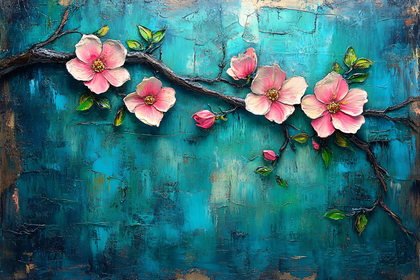 Floral Branch Painting