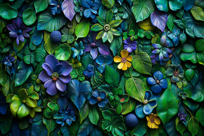 Floral Carved Relief