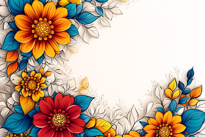 Floral Corner Design