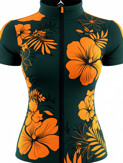 Floral Cycling Jersey