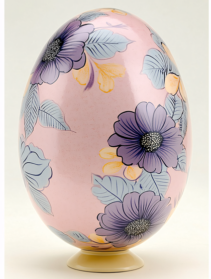 Floral Decorated Easter Egg
