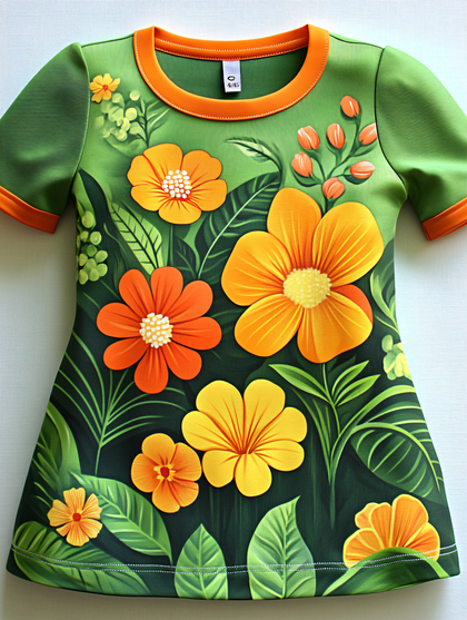 Floral Dress for Little Girl