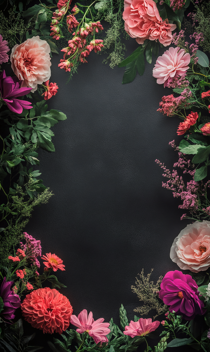Floral Elegance Frame