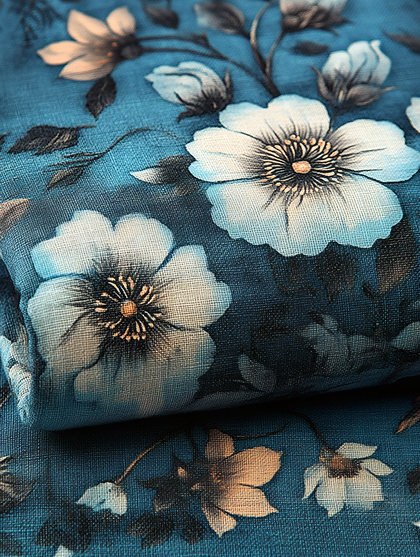 Floral Fabric Texture