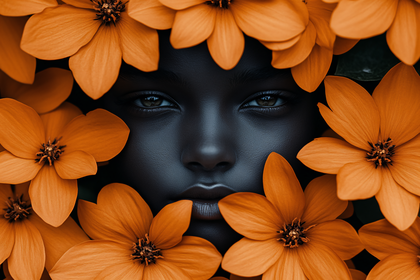 Floral Face