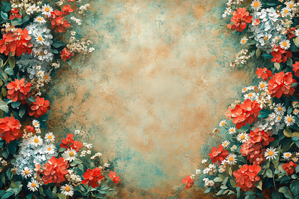 Floral Frame Background