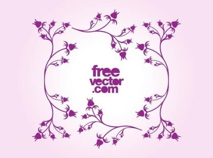 Floral Frame Two Free Vector