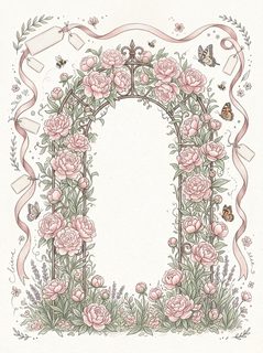 floral garden arch