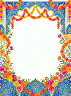 indian floral arch