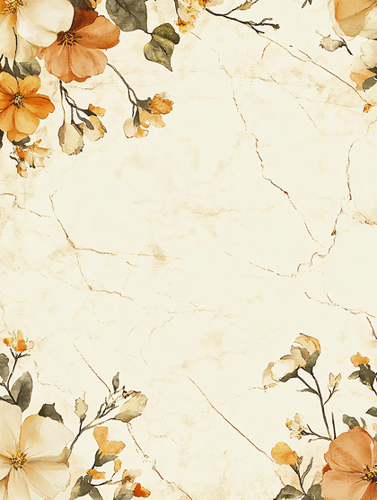 Floral Marble Texture Background