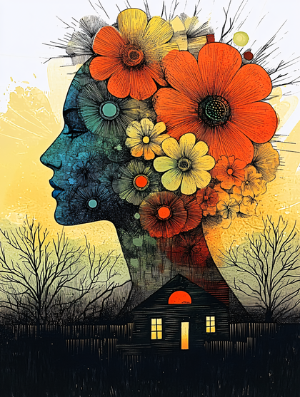 Floral Mindscape Home