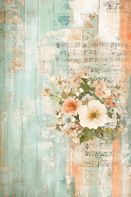 Floral Music Background