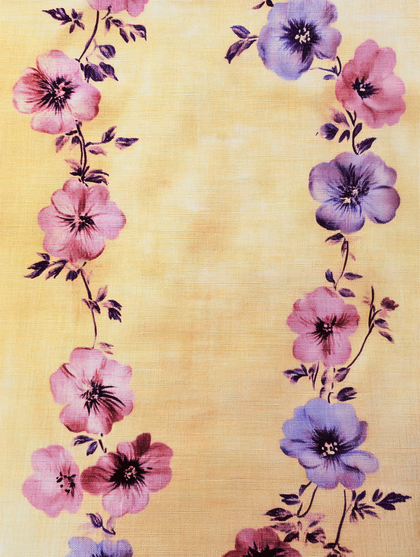 Floral Pattern on Textured Background
