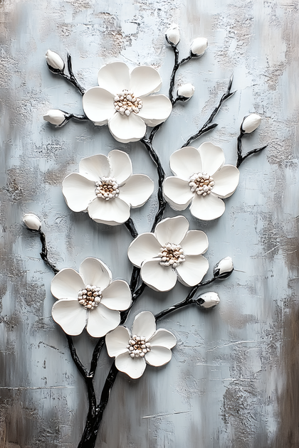 Floral Relief Art