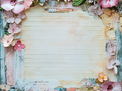 Floral Scrapbook Page