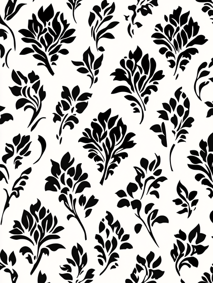 Floral Silhouette Pattern