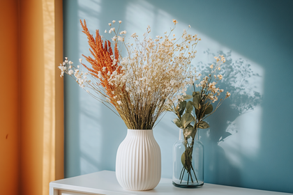 Floral Still Life with Vases