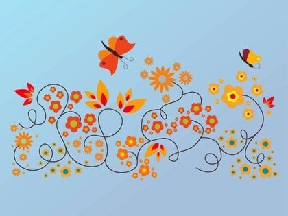 Floral Summer Free Vector