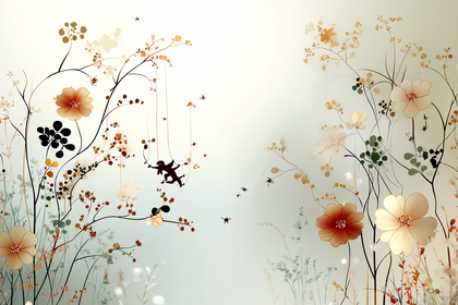 Floral Swing Illustration