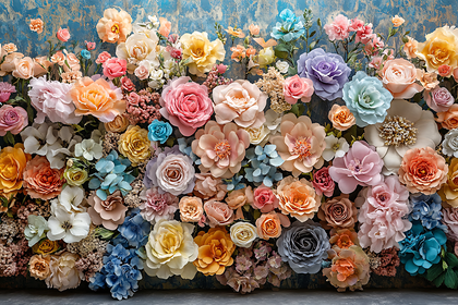 Floral Symphony Backdrop