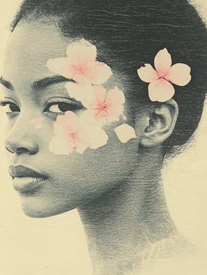 Floral Veil Portrait