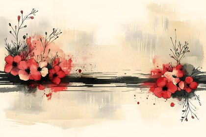 Floral Watercolor Arrangement